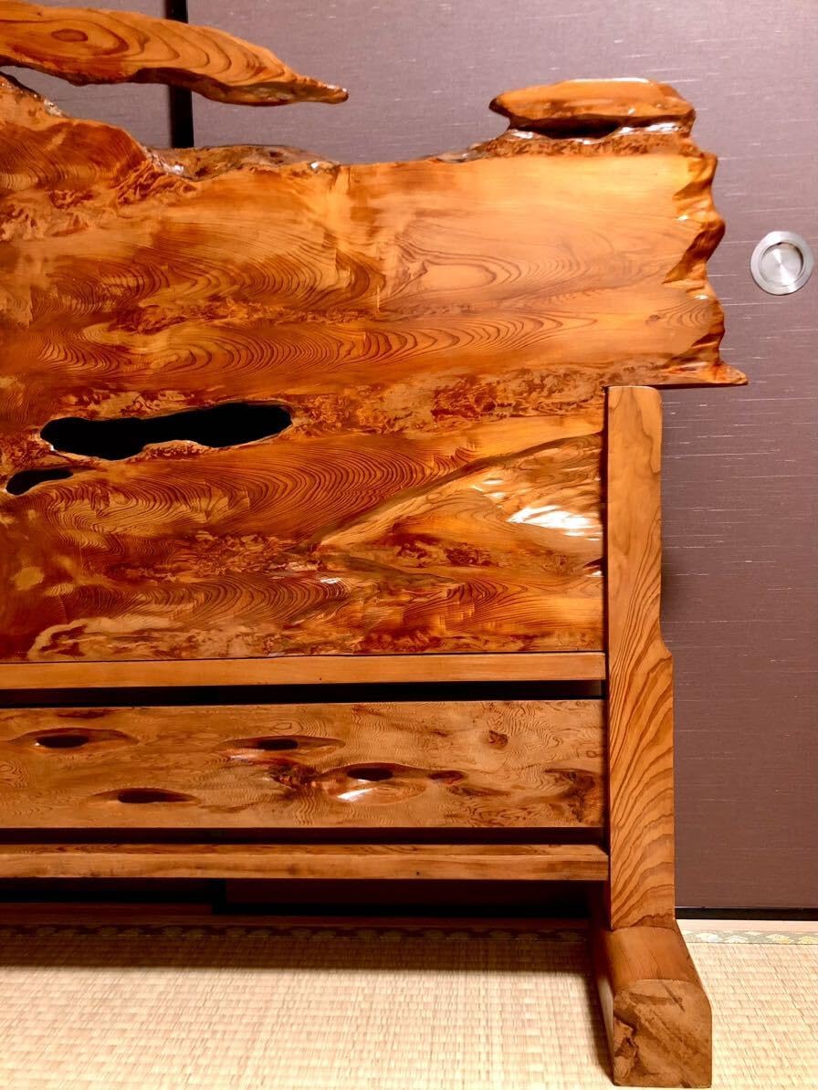 屋久杉？ 屏風 楽天市場】屋久杉 衝立 一枚板 仕様：無垢 / 素材：屋久杉（屏風